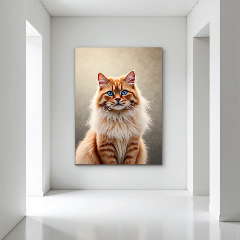 Impression personnalisée chat — plexiglas premium