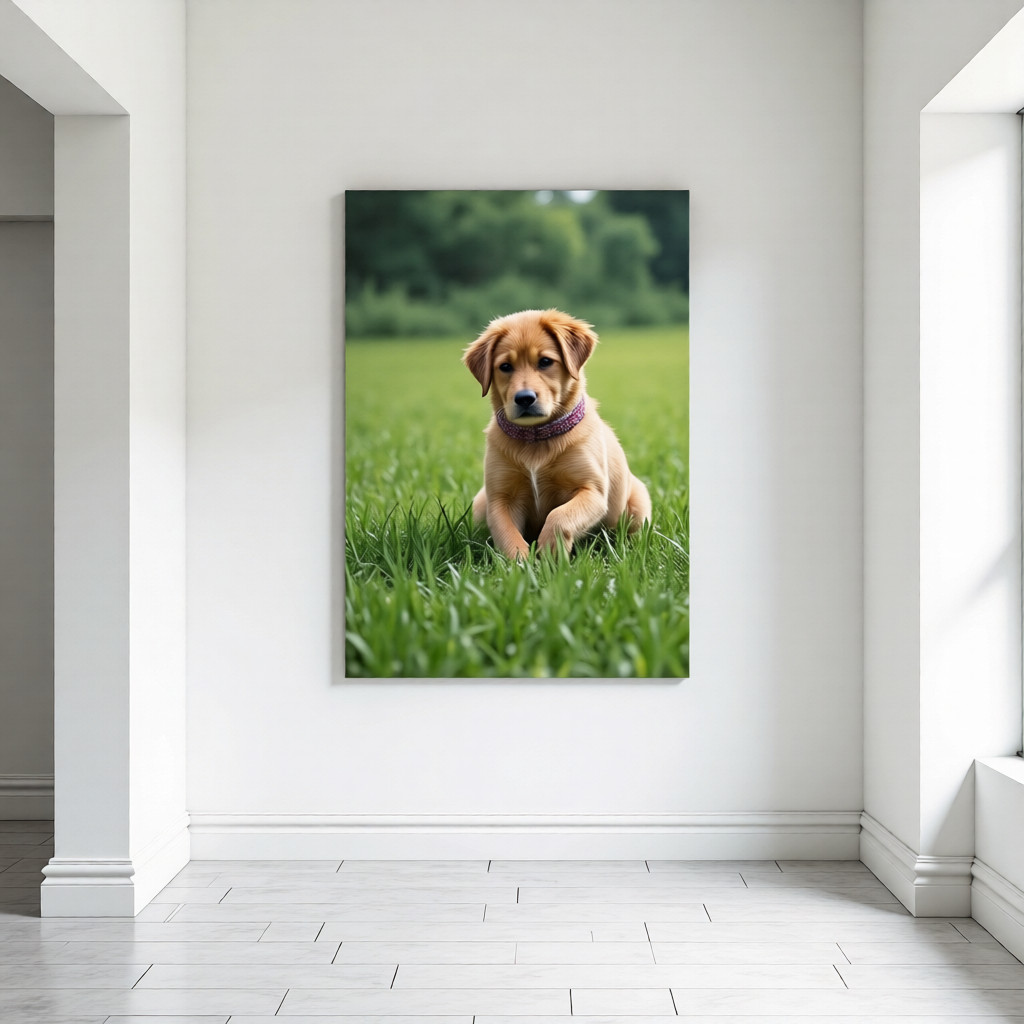 Souvenir chien — impression personnalisée premium