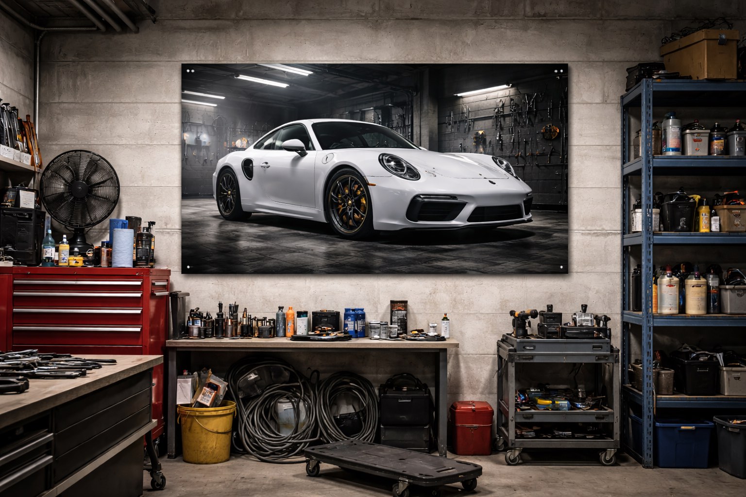 Exemple pro — impression grand format pour garage