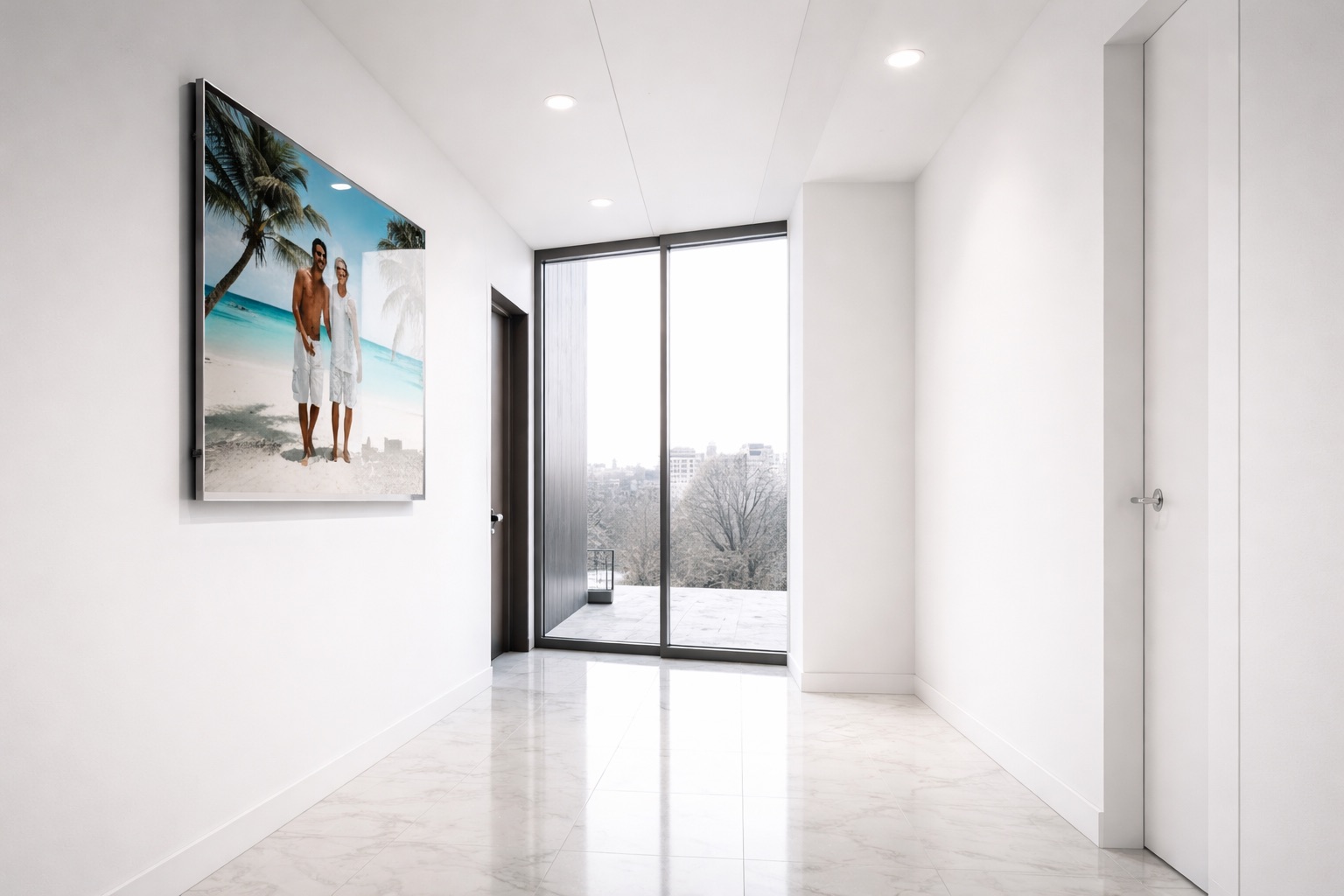 Rendu galerie — hall d’entrée