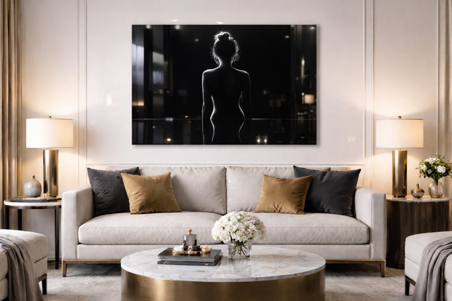 Salon — tableau premium