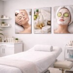 Salle d'un cabinet esthétique