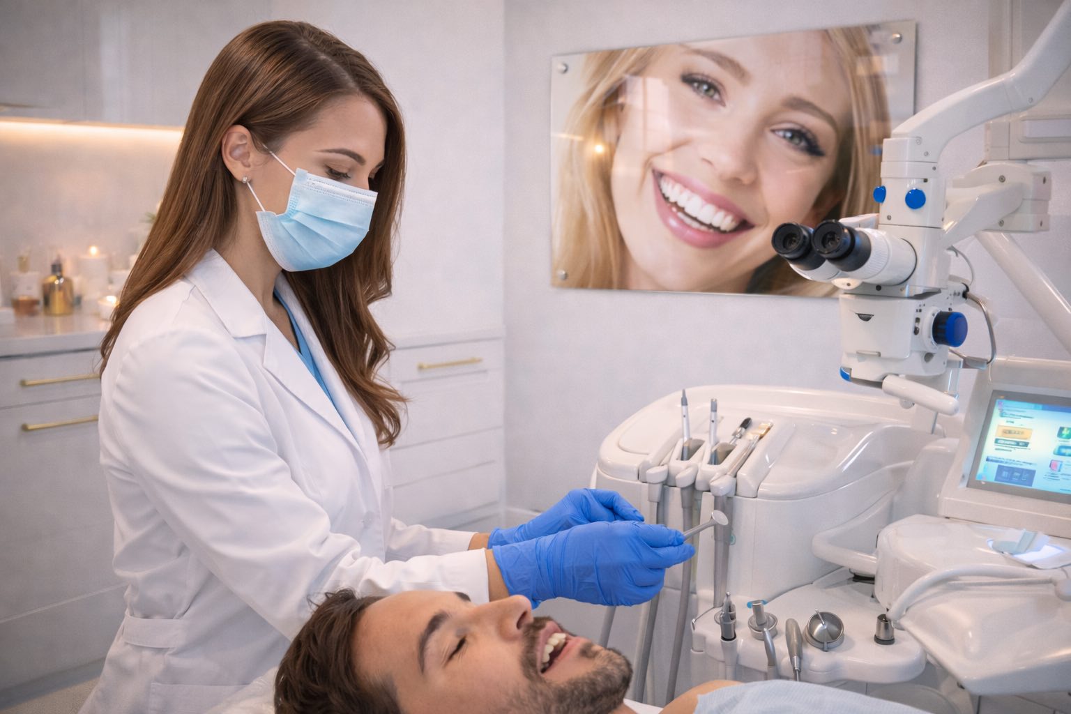 Décoration cabinet dentaire moderne